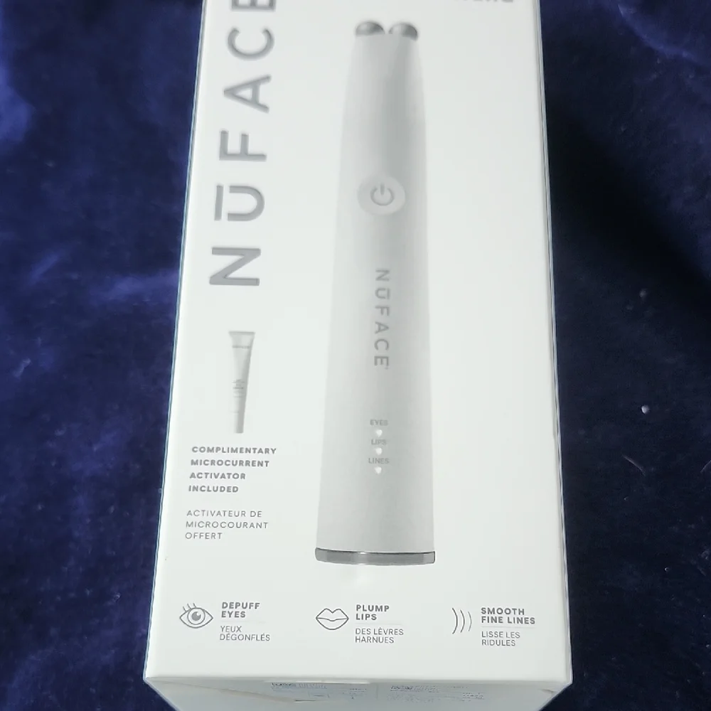 NuFACE Fix Microwand Skincare Device - White upc#810075943276